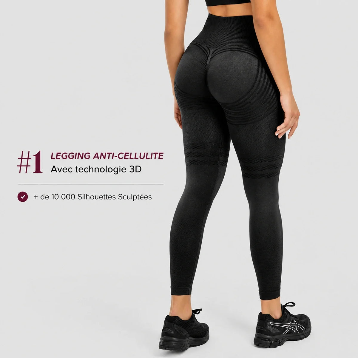 Short Sculptant 3D - Anti-Cellulite grande taille