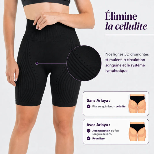 Short Sculptant 3D - Anti-Cellulite grande taille